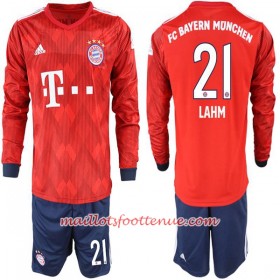 Maillot/Tenue Bayern Munich Lahm 21 Enfant Domicile 2018/2019 Manche Longue